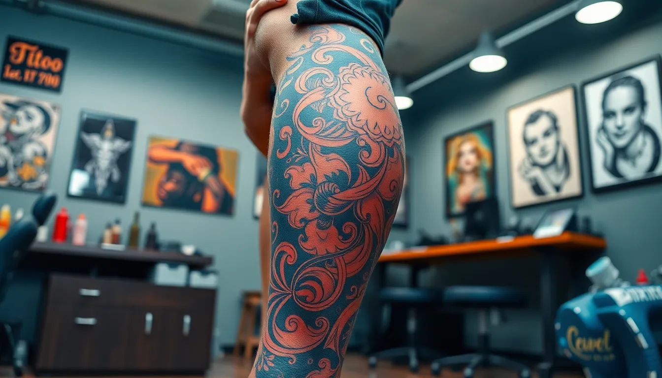 50+ Epic Men's Leg Sleeve Tattoo Ideas That Will Transform Your Look 18 50+ Epic Men's Leg Sleeve Tattoo Ideas That Will Transform Your Look 17