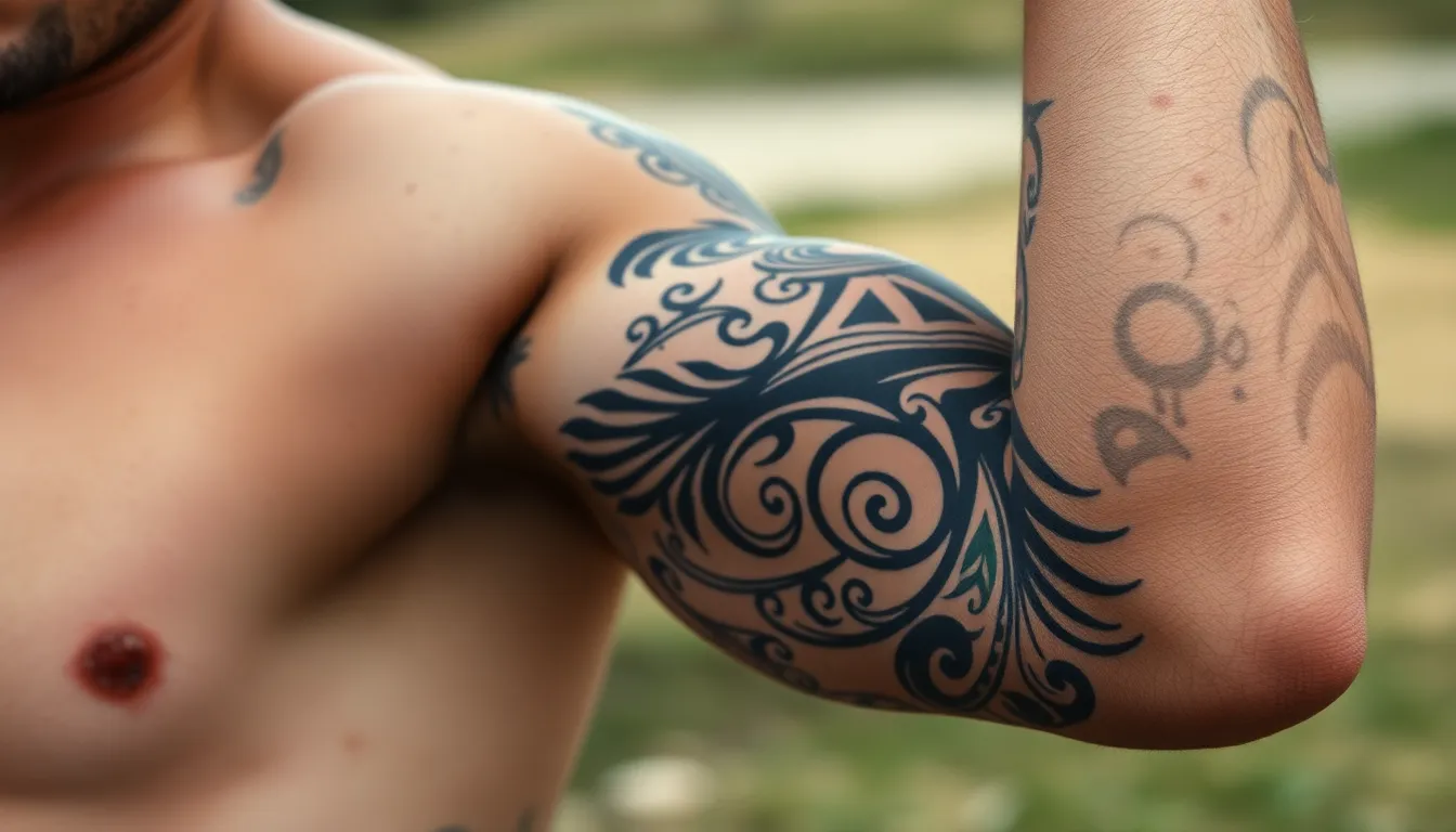 25 Best Upper Arm Tattoo Ideas for Men: Bold Designs & Placement Tips 18 25 Best Upper Arm Tattoo Ideas for Men: Bold Designs & Placement Tips 17
