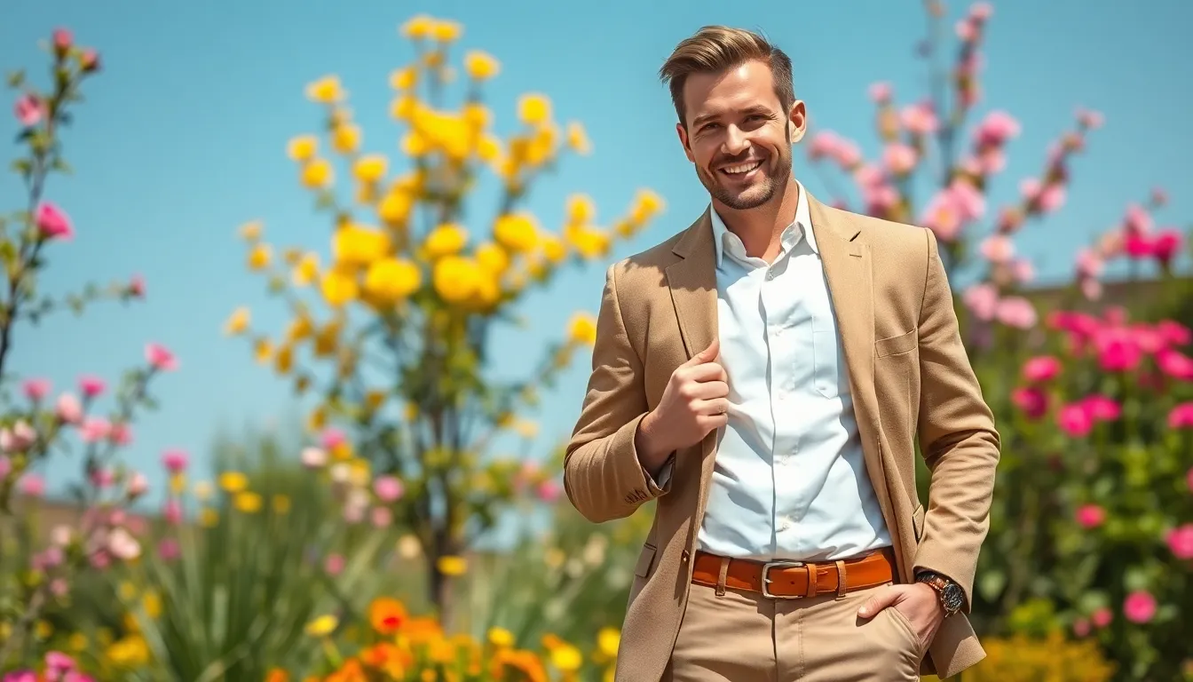 Spring Wedding Guest Outfit Ideas for Men: Complete Style Guide 2025 18 Spring Wedding Guest Outfit Ideas for Men: Complete Style Guide 2025 17