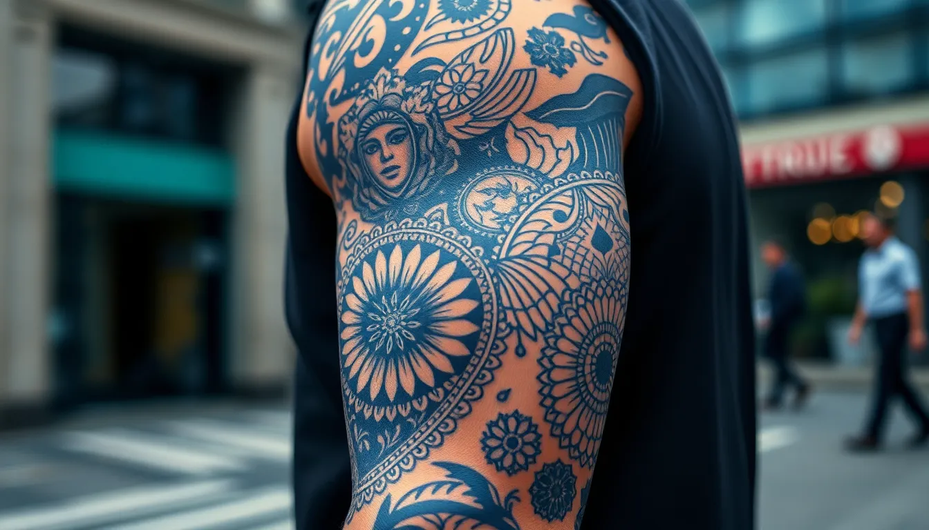 50+ Bold Tattoo Ideas for Men Drawings: From Geometric to Tribal Designs 18 50+ Bold Tattoo Ideas for Men Drawings: From Geometric to Tribal Designs 17