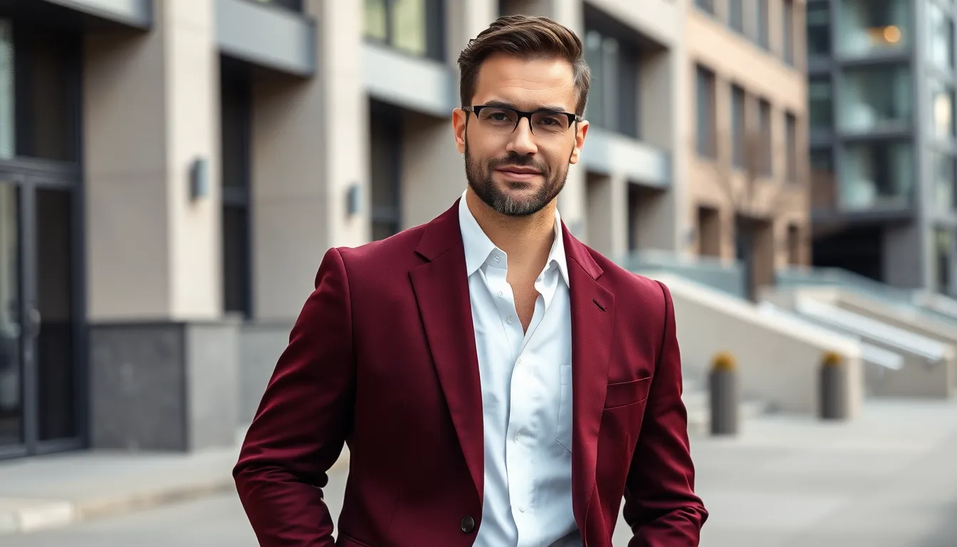 Wine Color Suits for Men: The Ultimate Style Guide for Every Occasion 18 Wine Color Suits for Men: The Ultimate Style Guide for Every Occasion 17