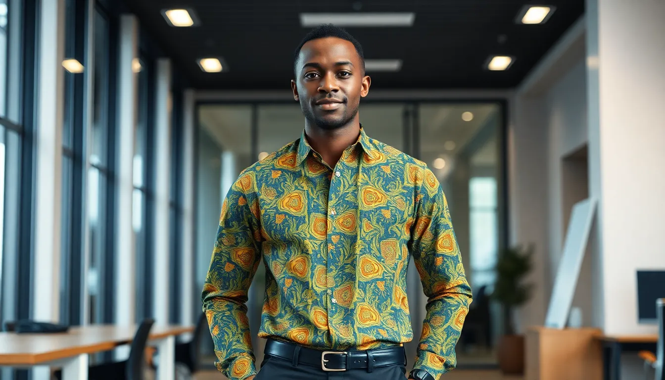 African Shirts for Men Ankara: Complete Style Guide & Best Designs 2025 2 African Shirts for Men Ankara: Complete Style Guide & Best Designs 2025 1