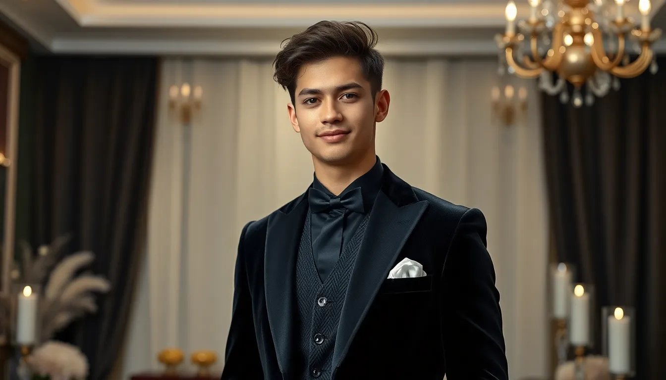Black Prom Suits for Guys: Complete Style Guide for the Perfect Look 2 Black Prom Suits for Guys: Complete Style Guide for the Perfect Look 1