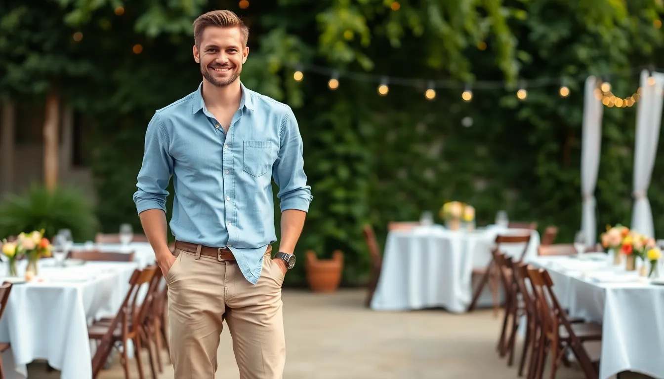 Men's Casual Wedding Attire Guide: What to Wear & Style Tips for 2025 2 Men's Casual Wedding Attire Guide: What to Wear & Style Tips for 2025 1