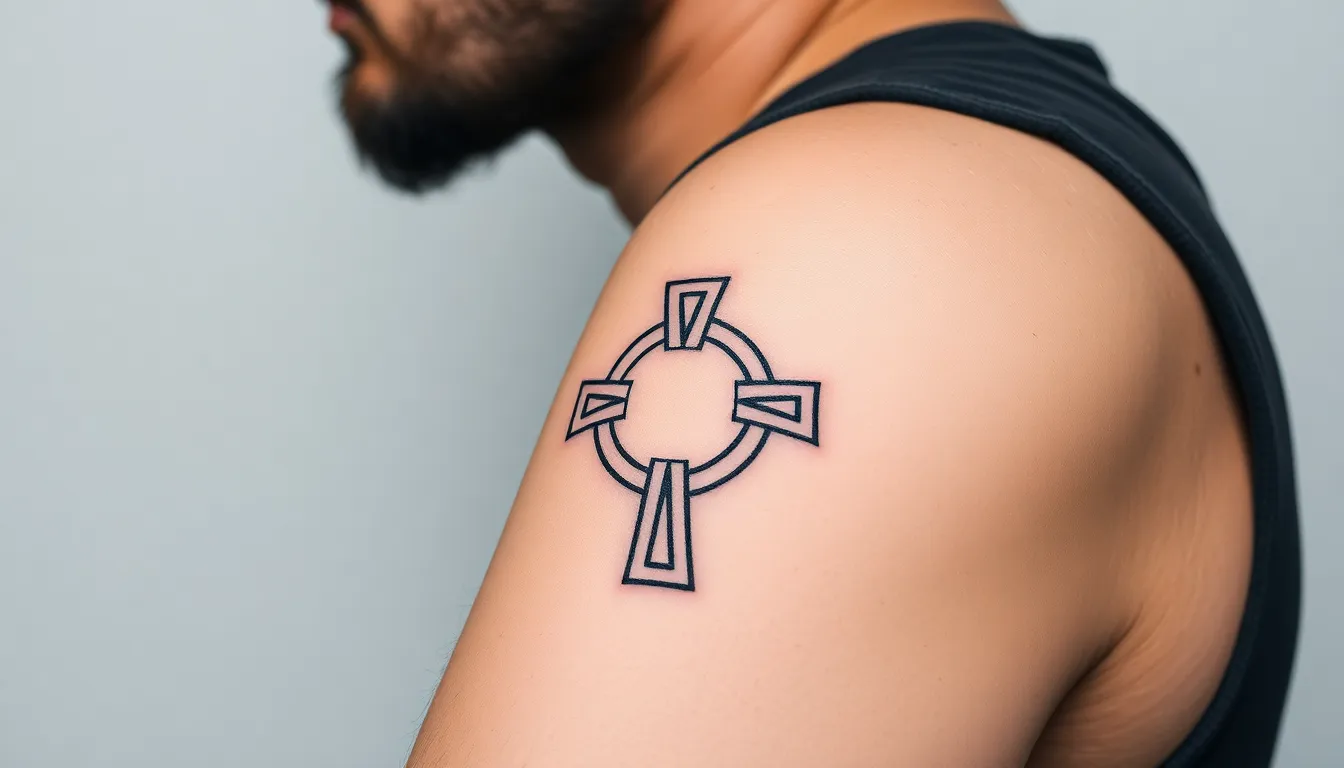 Celtic Cross Tattoo for Men: 50+ Meaningful Designs & Placement Ideas for 2025 2 Celtic Cross Tattoo for Men: 50+ Meaningful Designs & Placement Ideas for 2025 1