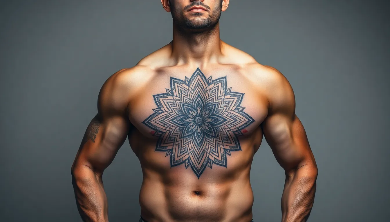 50 Bold Chest Tattoo Designs for Men: Traditional to Modern Ideas (2025) 2 50 Bold Chest Tattoo Designs for Men: Traditional to Modern Ideas (2025) 1