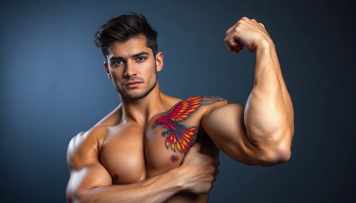 25 Stunning Forearm Phoenix Tattoo Ideas for Men: Complete Design Guide 2025 2 25 Stunning Forearm Phoenix Tattoo Ideas for Men: Complete Design Guide 2025 1