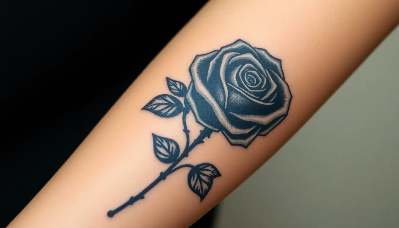 50+ Stunning Forearm Rose Tattoo Ideas for Men (2025 Guide) 2 50+ Stunning Forearm Rose Tattoo Ideas for Men (2025 Guide) 1