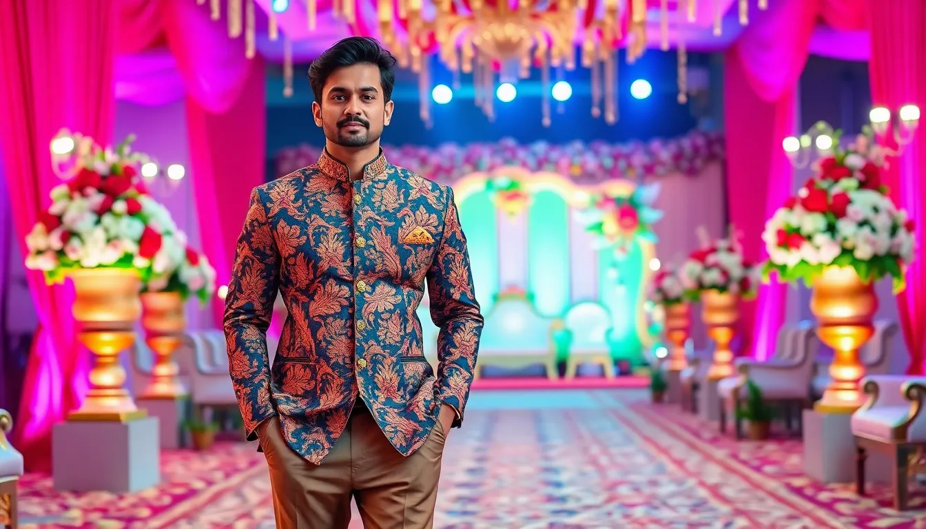 Best Indian Wedding Formal Dresses for Men: Sherwanis, Bandhgalas & More 2 Best Indian Wedding Formal Dresses for Men: Sherwanis, Bandhgalas & More 1