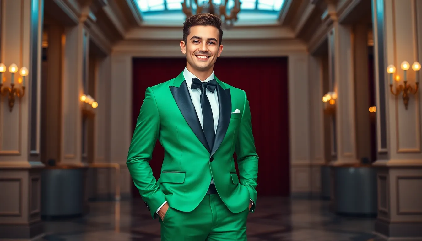 Best Green Prom Suits for Men: Styles, Colors & Styling Tips That Stand Out 2 Best Green Prom Suits for Men: Styles, Colors & Styling Tips That Stand Out 1