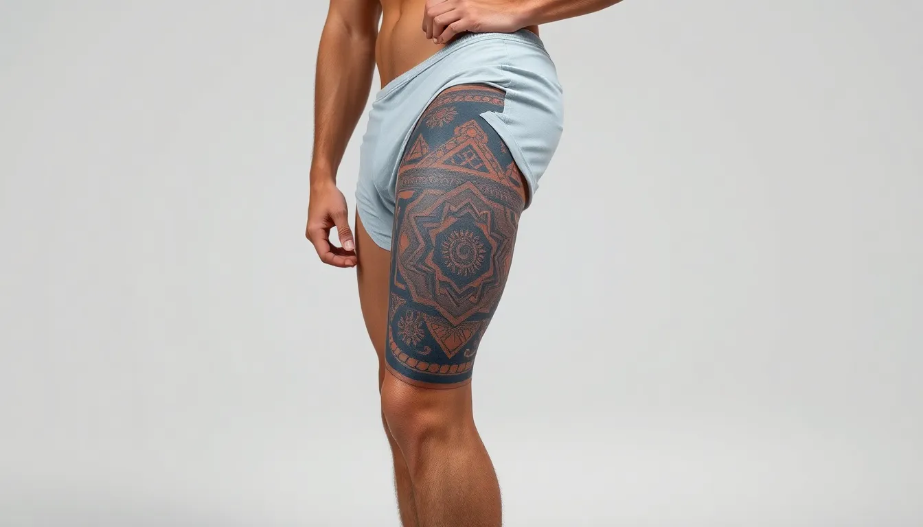 Best Leg Tattoo Stencil Designs for Men: Complete Guide to Perfect Placement 2 Best Leg Tattoo Stencil Designs for Men: Complete Guide to Perfect Placement 1