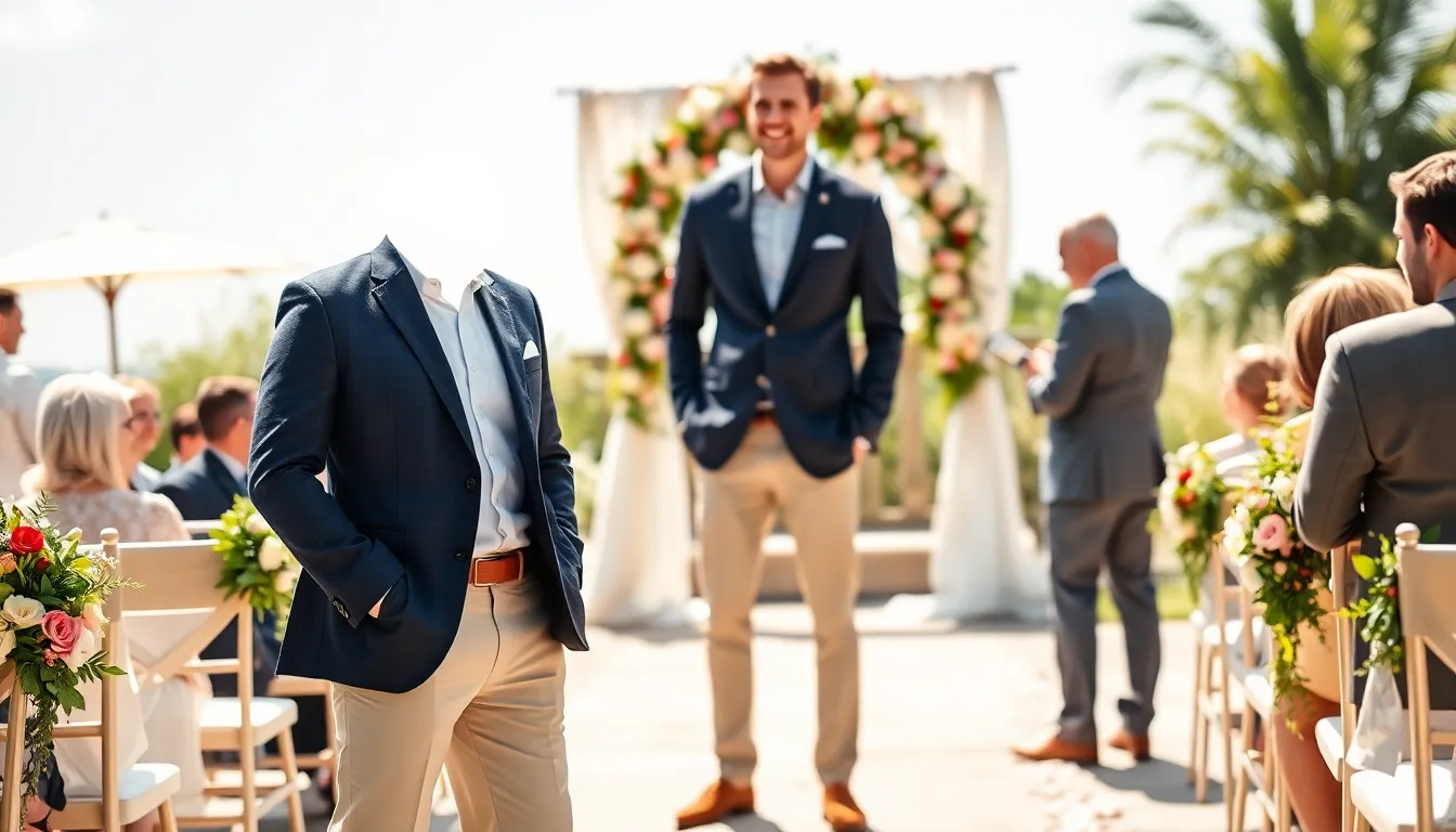 Complete Guide to Men's Summer Wedding Guest Outfits: Stay Cool & Stylish 2 Complete Guide to Men's Summer Wedding Guest Outfits: Stay Cool & Stylish 1