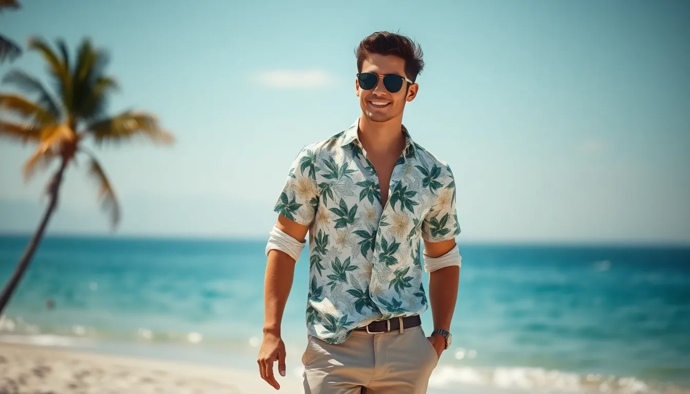 15 Best Mens Floral Shirt Outfit Ideas for Summer 2025 (Style Guide) 2 15 Best Mens Floral Shirt Outfit Ideas for Summer 2025 (Style Guide) 1