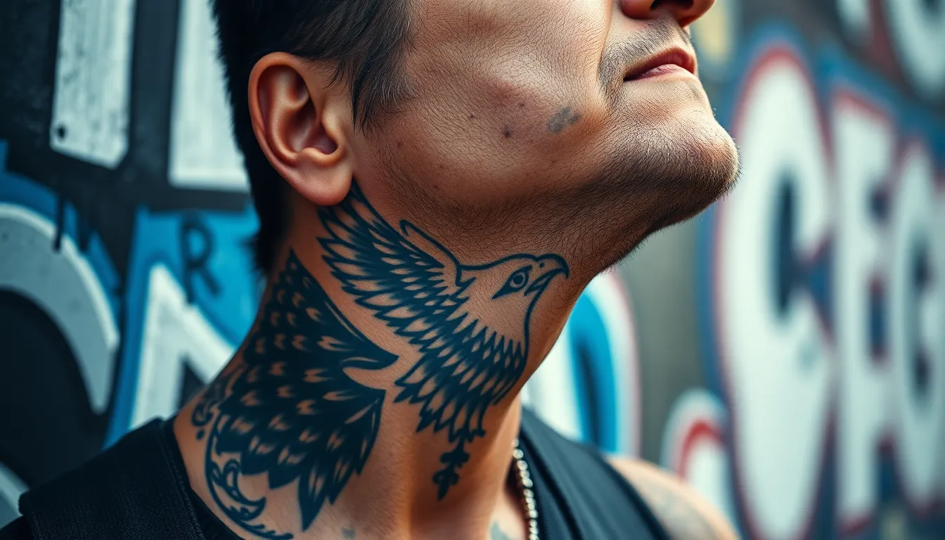 Best Neck Tattoo Stencils for Men: Complete Guide to Perfect Placement & Designs 2 Best Neck Tattoo Stencils for Men: Complete Guide to Perfect Placement & Designs 1