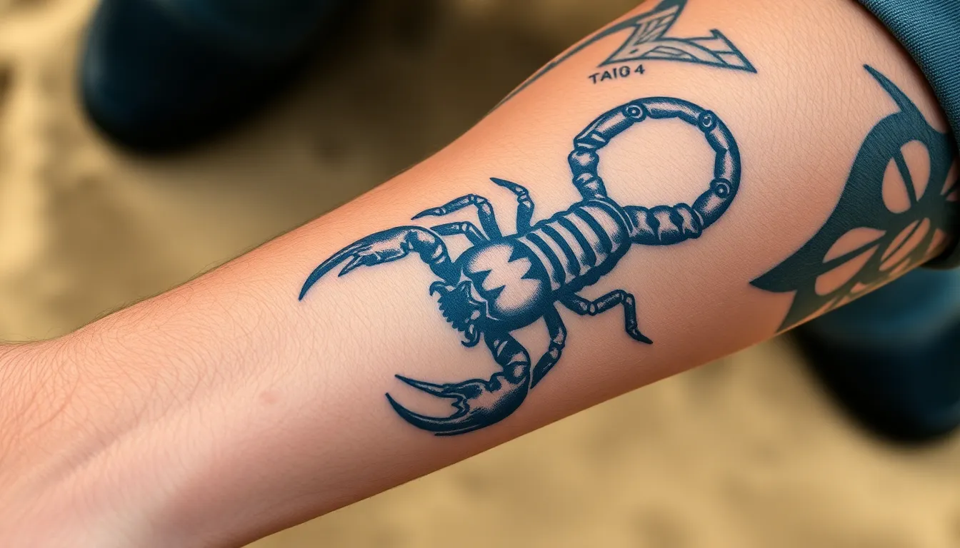 Epic Scorpion Tattoo Ideas for Men's Arms: Bold Designs That Command Respect 2 Epic Scorpion Tattoo Ideas for Men's Arms: Bold Designs That Command Respect 1