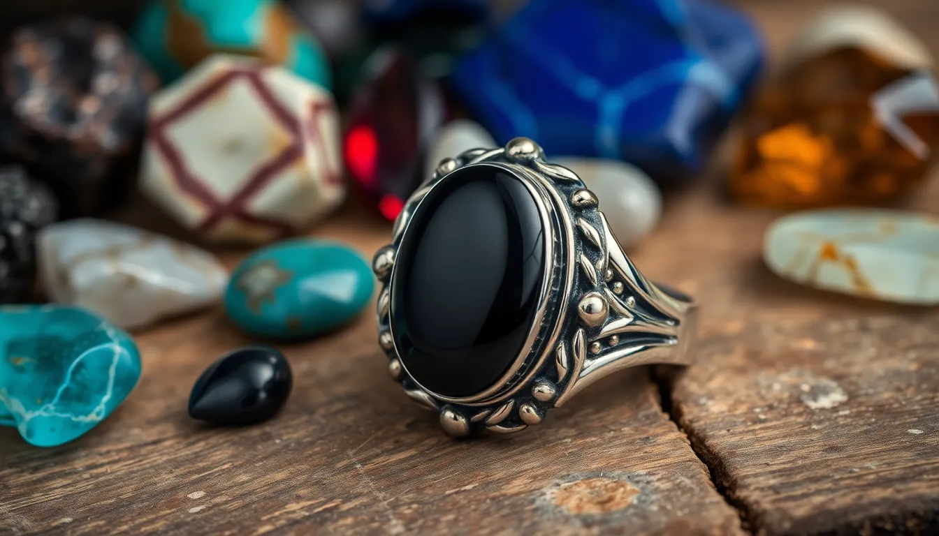 15 Best Silver Stone Rings for Men: Complete Style & Buying Guide 2025 2 15 Best Silver Stone Rings for Men: Complete Style & Buying Guide 2025 1