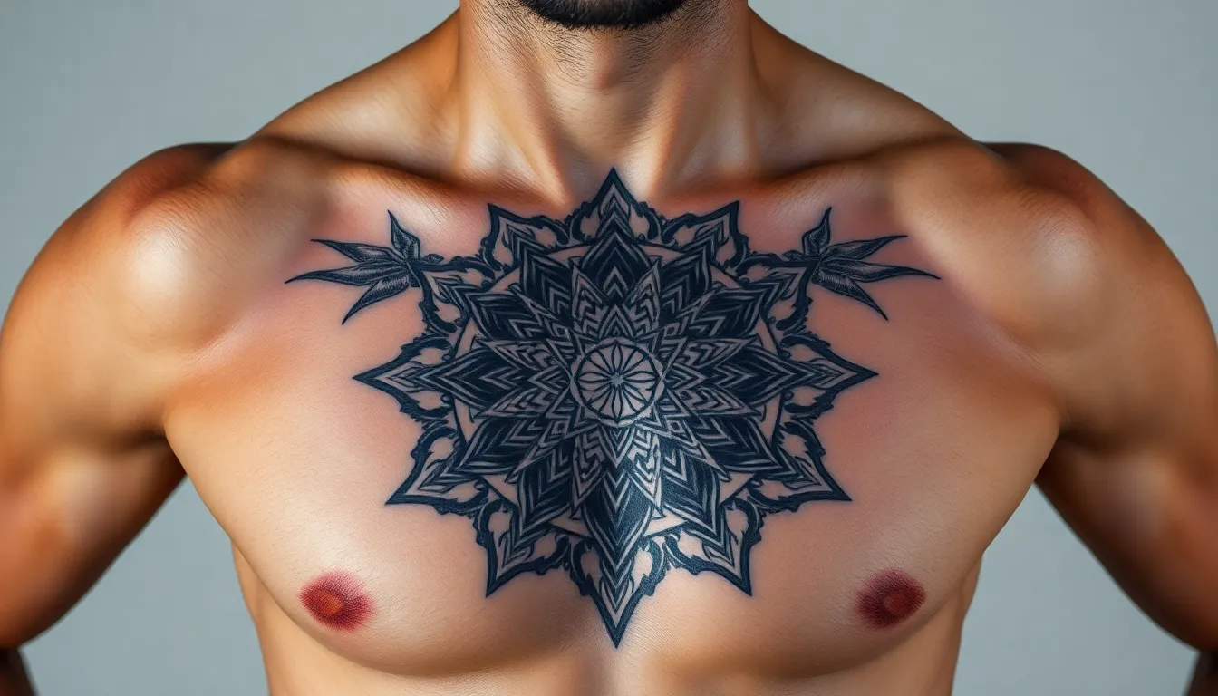 50+ Epic Chest Tattoo Ideas for Men: Bold Designs That Make a Statement 2 50+ Epic Chest Tattoo Ideas for Men: Bold Designs That Make a Statement 1