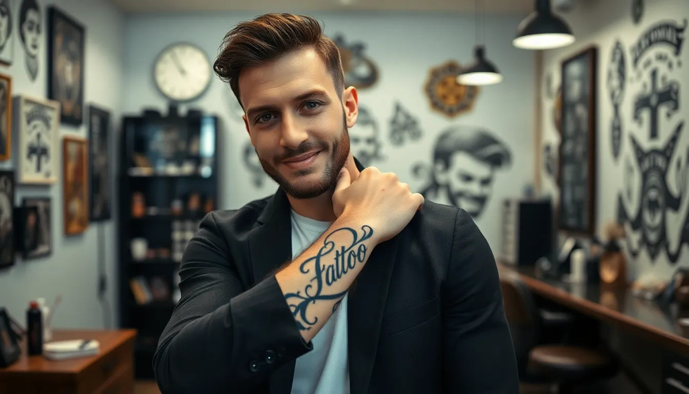 50 Best Tattoo Lettering Fonts for Men: Bold Masculine Typography Guide 2025 2 50 Best Tattoo Lettering Fonts for Men: Bold Masculine Typography Guide 2025 1