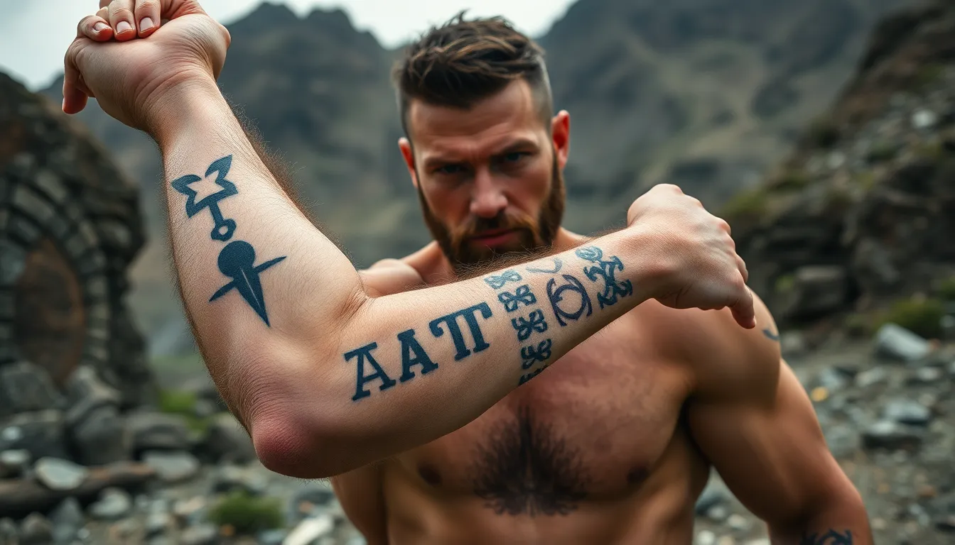 50 Epic Viking Tattoo Ideas for Men: Norse Designs That Command Respect 2 50 Epic Viking Tattoo Ideas for Men: Norse Designs That Command Respect 1