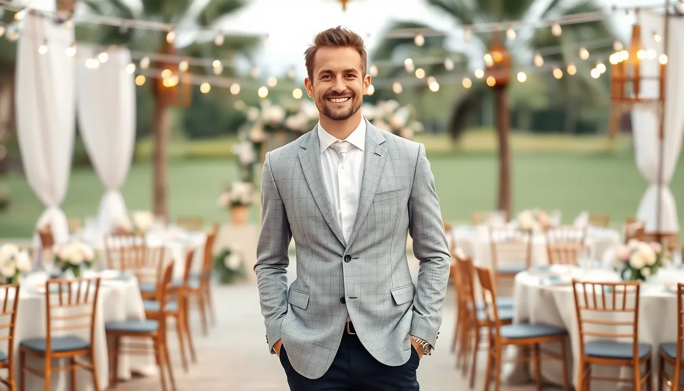 Men's Wedding Reception Dress Guide: Perfect Outfits for Every Style & Budget 2 Men's Wedding Reception Dress Guide: Perfect Outfits for Every Style & Budget 1