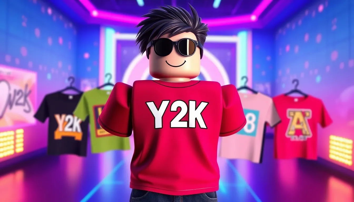 Y2K T-Shirts for Roblox: 15 Must-Have Designs + How to Style Them in 2025 6 Y2K T-Shirts for Roblox: 15 Must-Have Designs + How to Style Them in 2025 5
