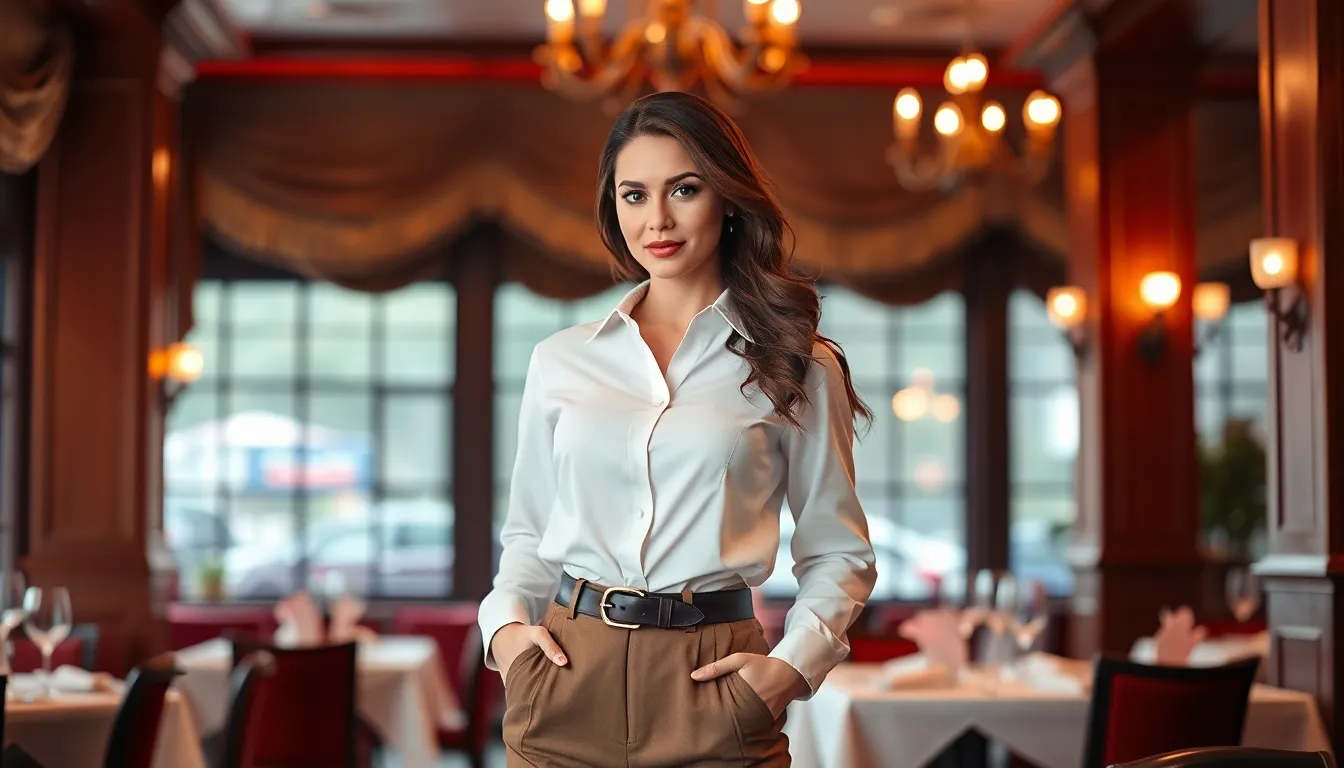 25+ White Collared Shirt Outfit Ideas for Work, Dates & Casual Days 5