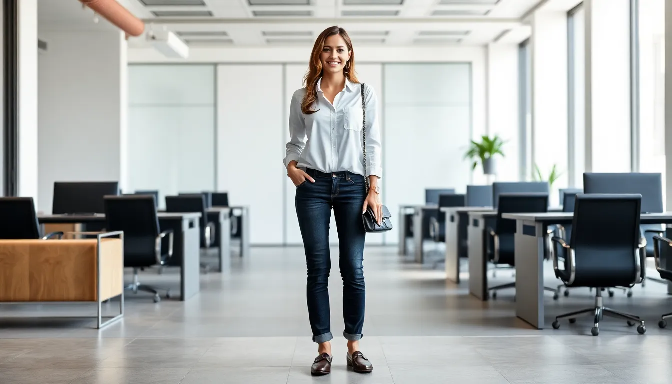 The Ultimate Jeans and White Shirt Outfit Guide: 15 Styling Secrets That Always Work 10 The Ultimate Jeans and White Shirt Outfit Guide: 15 Styling Secrets That Always Work 9