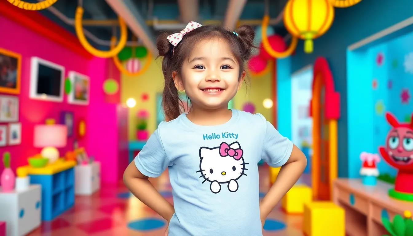 t shirt roblox girl hello kitty