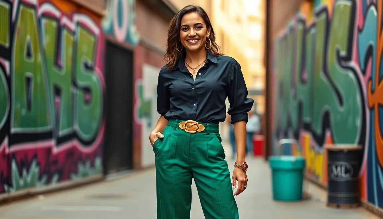 25 Chic Black Button Down Shirt Outfit Ideas for Every Occasion 14 25 Chic Black Button Down Shirt Outfit Ideas for Every Occasion 13