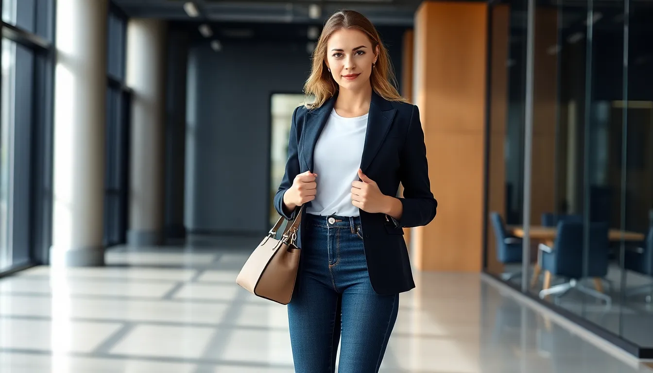 15 Stylish Ways to Elevate Your Jeans and T Shirt Outfit (From Work to Weekends) 2 15 Stylish Ways to Elevate Your Jeans and T Shirt Outfit (From Work to Weekends) 1