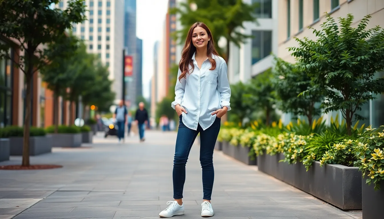 25+ White Collared Shirt Outfit Ideas for Work, Dates & Casual Days 1