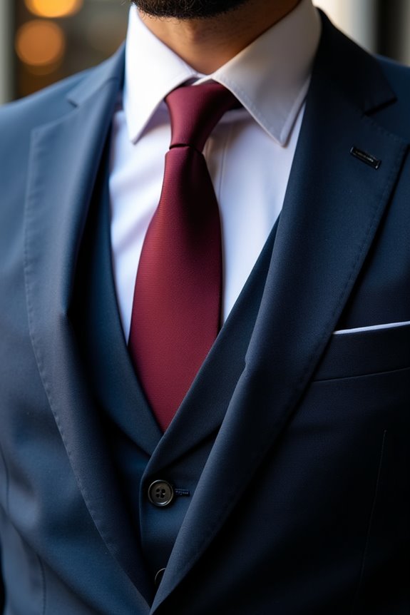 burgundy deep red command authority