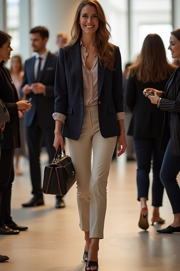 charcoal blazer textures layering