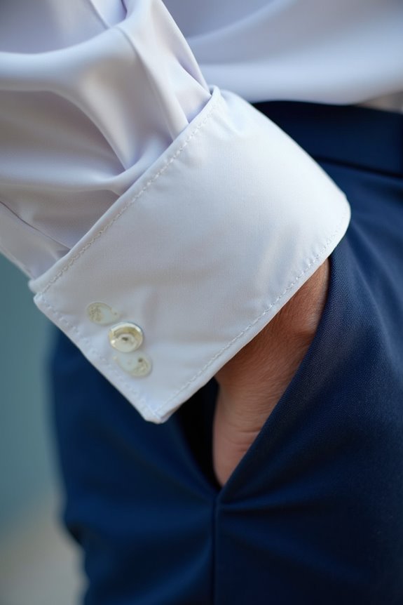 classic white shirt with blue trousers spzc7