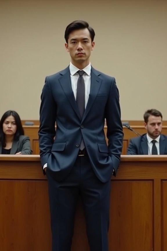 conservative well dressed courtroom credibility