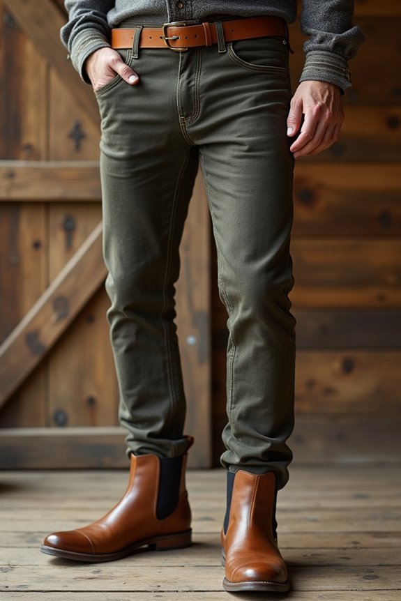 country aesthetic with chelsea boots