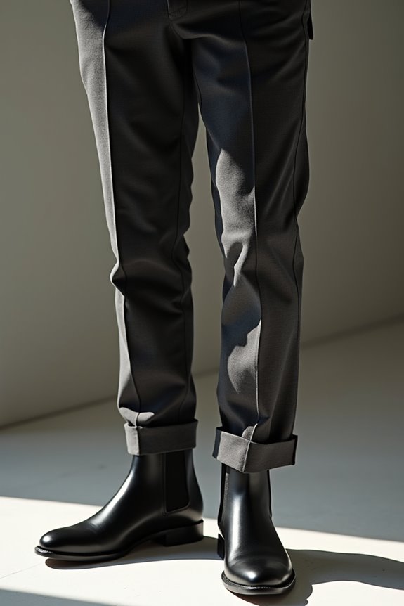 hem length no stacking proper drape