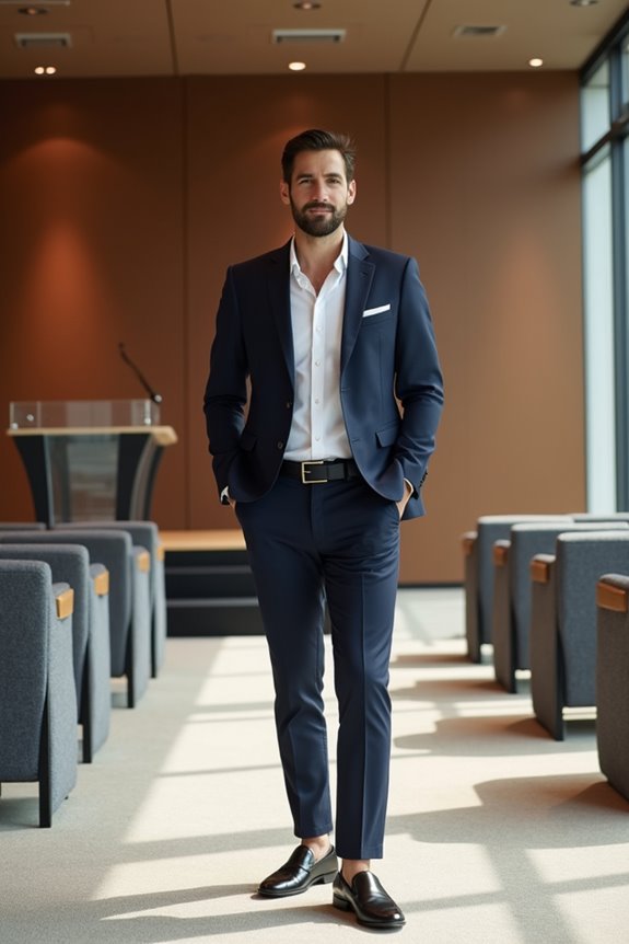 layered conference wardrobe strategy