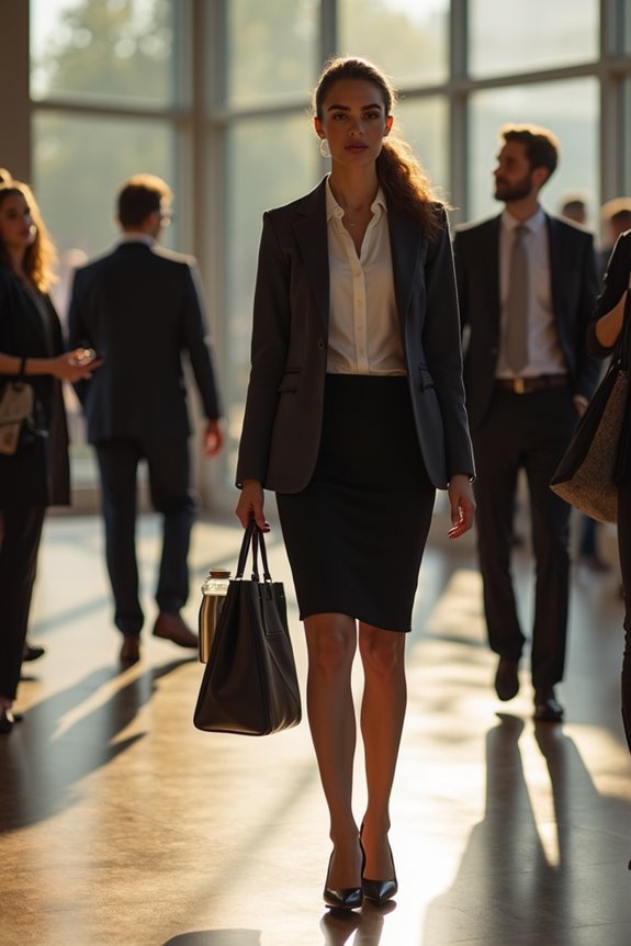 layered professional evening transition strategy