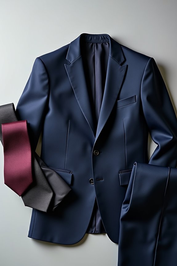 navy gray black formality