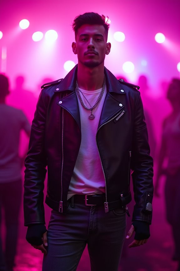 reclaimed biker jacket styling