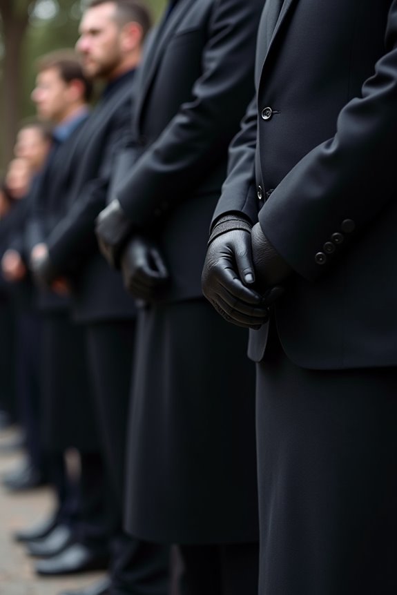 respectful funeral attire communicates reverence