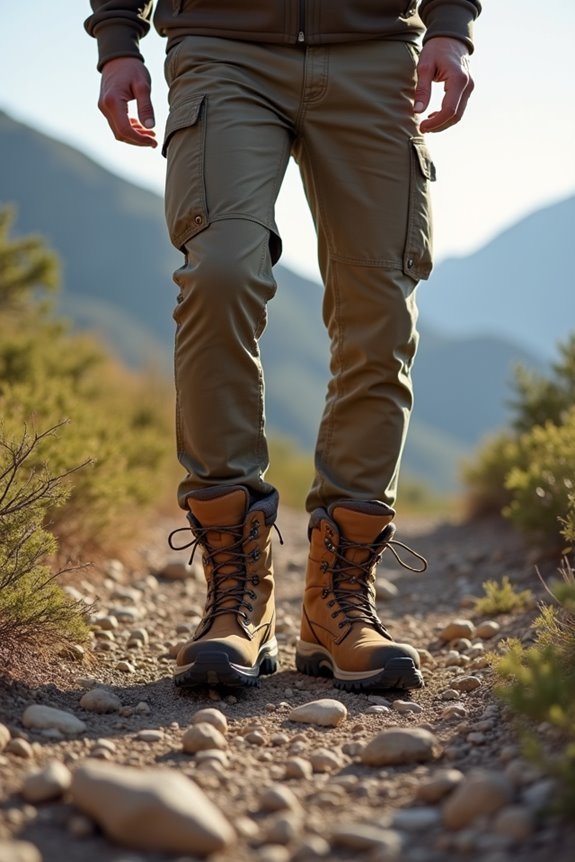 right footwear for terrain traction