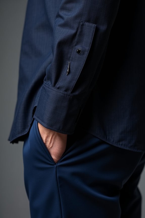 texture and layering elevate navy on navy